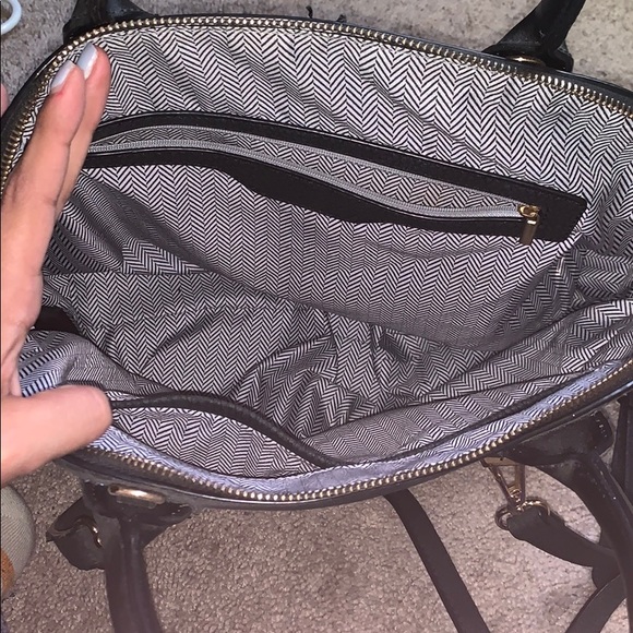 Large black purse satchel - Picture 3 of 3